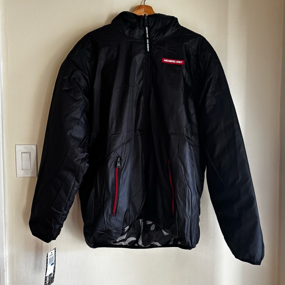 Members Only X Keith Haring Reversible Puffer Jacket XL